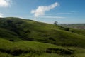 Lagoon Valley Park hill and pasture erosion Royalty Free Stock Photo