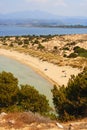 Lagoon Voidokilia, Greece Royalty Free Stock Photo