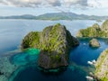 Lagoons in Coron, Palawan. Philippines. Royalty Free Stock Photo