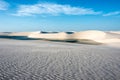 Lagoons in the desert, Brazil Royalty Free Stock Photo