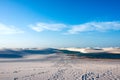 Lagoons in the desert, Brazil Royalty Free Stock Photo