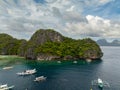 Lagoons in El Nido, Philippines. Royalty Free Stock Photo