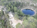 Cuenca lagoons in Spain Royalty Free Stock Photo