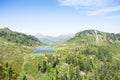 Lagorai mountain range landscape, italian Alps