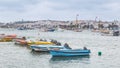 Lagos, Portugal - April, 21, 2017: Dilapidated fishing boats in