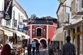 Typical alley of Lagos city, Algarve, Portugal. Royalty Free Stock Photo