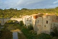 Lagrasse in the Languedoc Royalty Free Stock Photo