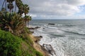 Laguna Beach, California coastline by Heisler Park during the winter months. Royalty Free Stock Photo