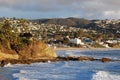 Laguna Beach, California coastline by Heisler Park during the winter months. Royalty Free Stock Photo