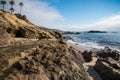 Laguna Beach, California at Low Tide, Looking Towards the Small Cave