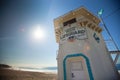 Laguna Beach Lifeguard Tower at Main Beach Royalty Free Stock Photo