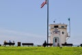 Laguna beach lifeguard tower Royalty Free Stock Photo