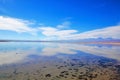 Laguna Chaxa in the National reserve Los Flamencos Royalty Free Stock Photo