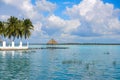 Laguna de Bacalar Lagoon in Mayan Mexico Royalty Free Stock Photo