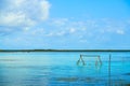 Laguna de Bacalar Lagoon in Mayan Mexico Royalty Free Stock Photo