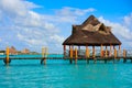 Laguna de Bacalar Lagoon in Mayan Mexico Royalty Free Stock Photo