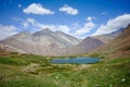 Laguna de Horcones lake in Andes mountains Royalty Free Stock Photo