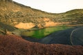 Laguna de los Clicos or green lagoon, El Golfo in Lanzarote