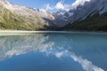 Laguna Esmeralda lake in Tierra del Fuego