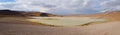 Laguna Honda in the desert landscape of the Andean plateau of Bolivia