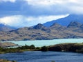 Laguna Inge and Lago Nordenskjold, parque Torres del Paine, patagonia, Chile Royalty Free Stock Photo