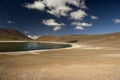 Laguna Miscanti in the High Andes Mountains in the Atacama Desert