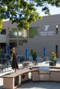 Laguna Niguel, California/USA - January 26 2019: Family YMCA center outdoor patio