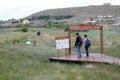 Laguna Nimez, a wildlife reserve at El Calafate in Patagonia, Argentina Royalty Free Stock Photo