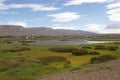 Laguna Nimez, a wildlife reserve at El Calafate in Patagonia, Argentina Royalty Free Stock Photo