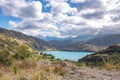 Laguna Verde lake and mountains beautiful landscape, Chile, Patagonia, South America Royalty Free Stock Photo