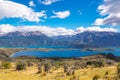 Laguna Verde lake and mountains beautiful landscape, Chile, Patagonia, South America Royalty Free Stock Photo