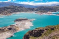 Laguna Verde lake and mountains beautiful landscape, Chile, Patagonia, South America Royalty Free Stock Photo