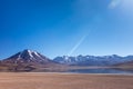 Lagunas Altiplanicas, Miscanti y Miniques, amazing view at Atacama Desert. Chile, South America