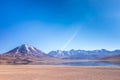 Lagunas Altiplanicas, Miscanti y Miniques, amazing view at Atacama Desert. Chile