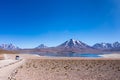 Lagunas Altiplanicas, Miscanti y Miniques, amazing view at Atacama Desert. Chile, South America