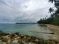 Lagundri Beach, Teluk Dalam, Nias Selatan, Indonesia Royalty Free Stock Photo