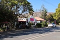 Lah-di-dah restaurant on the main road. This is a popular tourist attraction in Prince Albert South Royalty Free Stock Photo