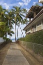 LAHAINA, HI - JULY 14: The Pioneer Inn on the Lahaina, Maui waterfront on July 14, 2012. The Pioneer Inn was built in 1901and or