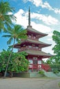 Lahaina jodo mission on Maui Island Hawaii Royalty Free Stock Photo