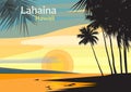 Lahaina in West Maui, Maui County, Hawaii, United States