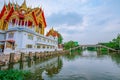 Lahan temple is a temple located in Thailand. Royalty Free Stock Photo