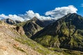 Lahaul valley in Himalayas. Himachal Pradesh, India Royalty Free Stock Photo