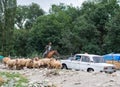 Lahic Village in the Caucasus Mountains Royalty Free Stock Photo