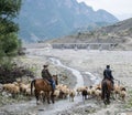 Lahic Village in the Caucasus Mountains Royalty Free Stock Photo