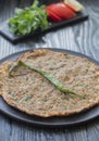 Lahmacun traditional turkish pizza