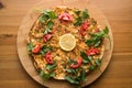 Lahmacun. Turkish pizza