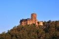 Lahneck Castle above Lahnstein on the Lahn estuary in the Rhine Royalty Free Stock Photo