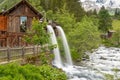 Lahner Saege, a historic sawmill, Ulten Valley, South Tyrol, Royalty Free Stock Photo