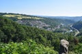 Lahnstein-Friedland, Germany - 06 13 2023: View to Friedland and lower Lahnstein area