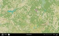 Lahojsk District, Belarus. Topographic Humanitarian Royalty Free Stock Photo